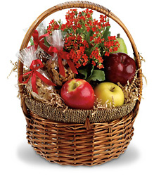 Health Nut Basket from Clifford's where roses are our specialty